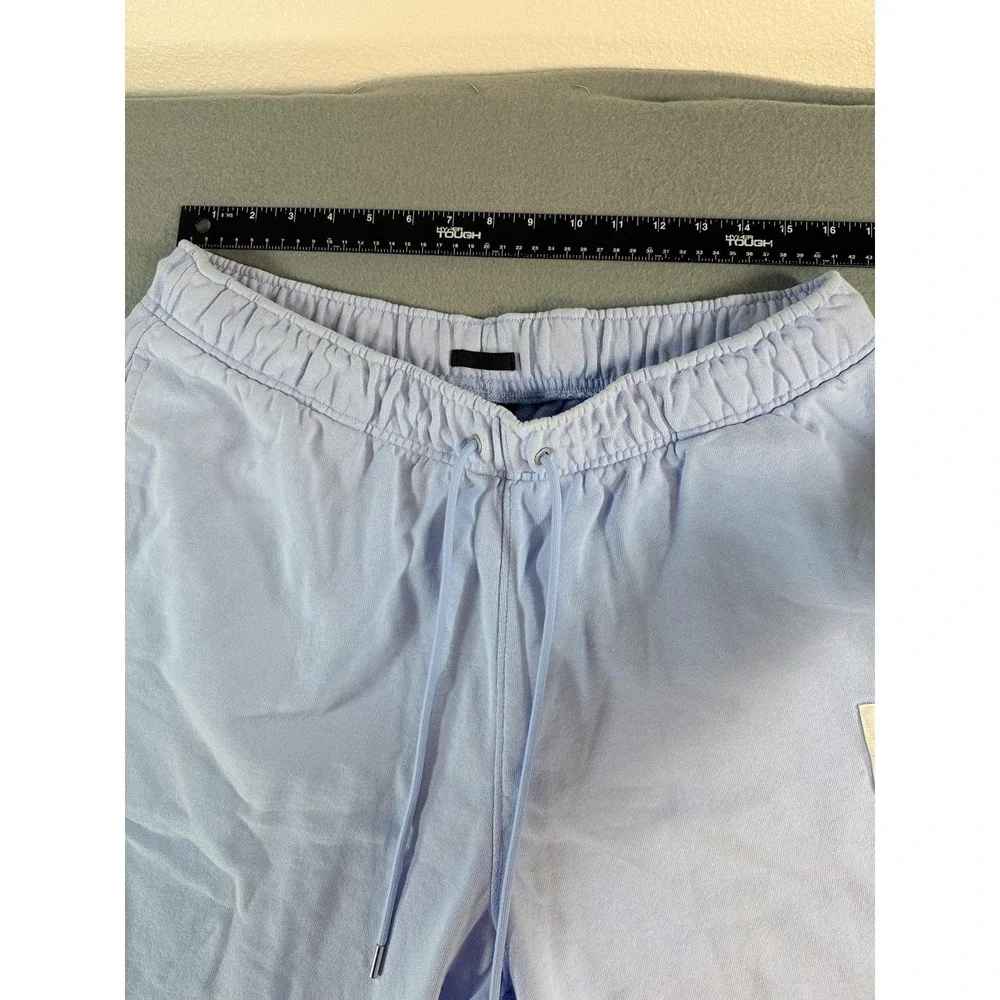 Jordan Flight Jogger Pants Mens 2XL Blue French Terry Elastic Waist Zip Pocket